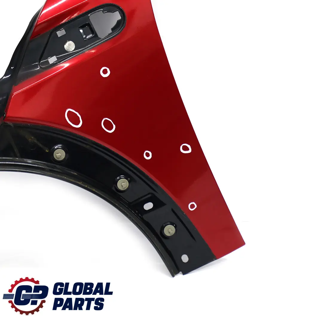 Panel Lateral Delantero Ala Izquierda Pintado Rojo para Mini Cooper R55 R56 R57 con número de pieza 2754725 Mini Cooper R55 R56 R57 Panel Lateral Delantero Ala Izquierda Pintado Rojo - SKU 2754725-RED - Número de pieza 2754725