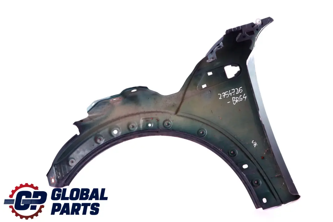 Side Panel Front Right Wing O/S British Green to BMW Mini Cooper 4 R55 R56 R57 R58 with Part number 2754726 BMW Mini Cooper 4 R55 R56 R57 R58 Side Panel Front Right Wing O/S British Green - SKU 2754726-BRG4 - Part number 2754726