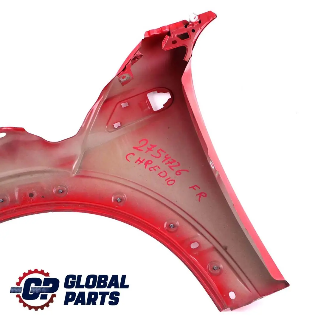 Side Panel Front Right Wing O/S Chili Red 851 to BMW MINI Cooper 10 R55 R56 R57 with Part number 2754726 BMW MINI Cooper 10 R55 R56 R57 Side Panel Front Right Wing O/S Chili Red 851 - SKU 2754726-CHRED10 - Part number 2754726