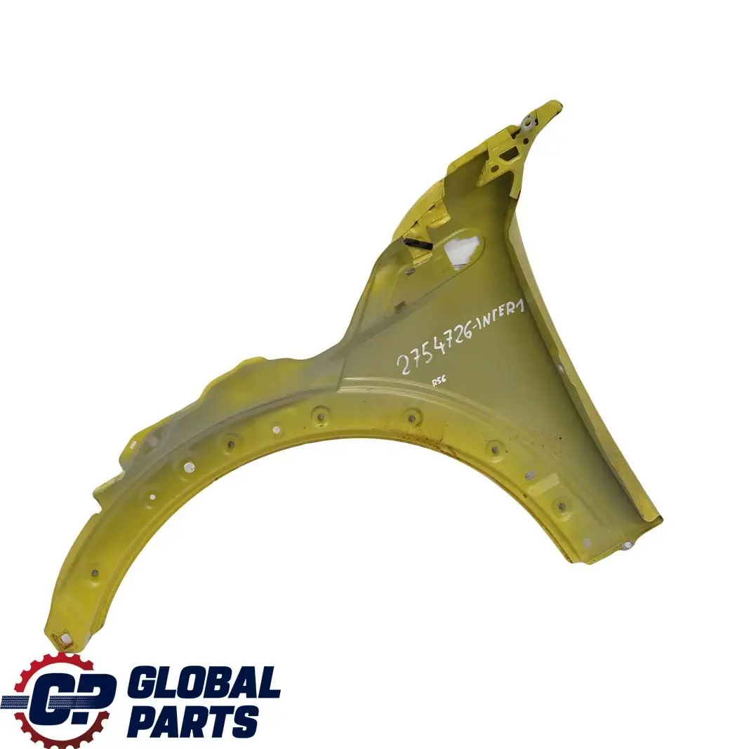 Side Panel Front Right Wing O/S Interchange Yellow - A95 to Mini Cooper R55 R56 with Part number 2754726 Mini Cooper R55 R56 Side Panel Front Right Wing O/S Interchange Yellow - A95 - SKU 2754726-INTER1 - Part number 2754726