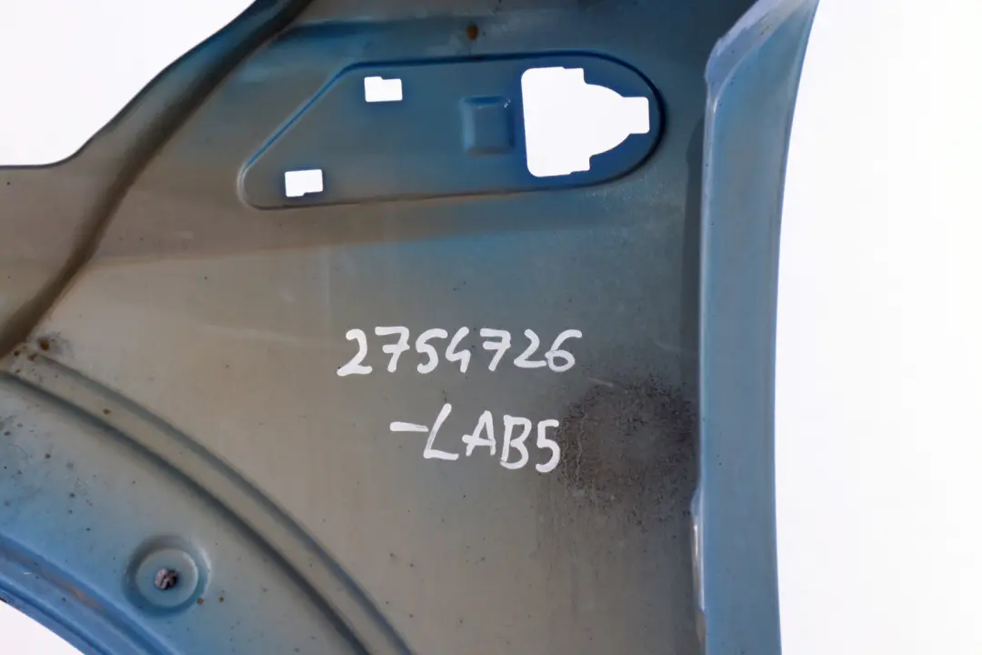 MINI Cooper R55 R56 Błotnik Prawy Przód Niebieski - SKU 2754726-LAB5 - Numer Części 2754726