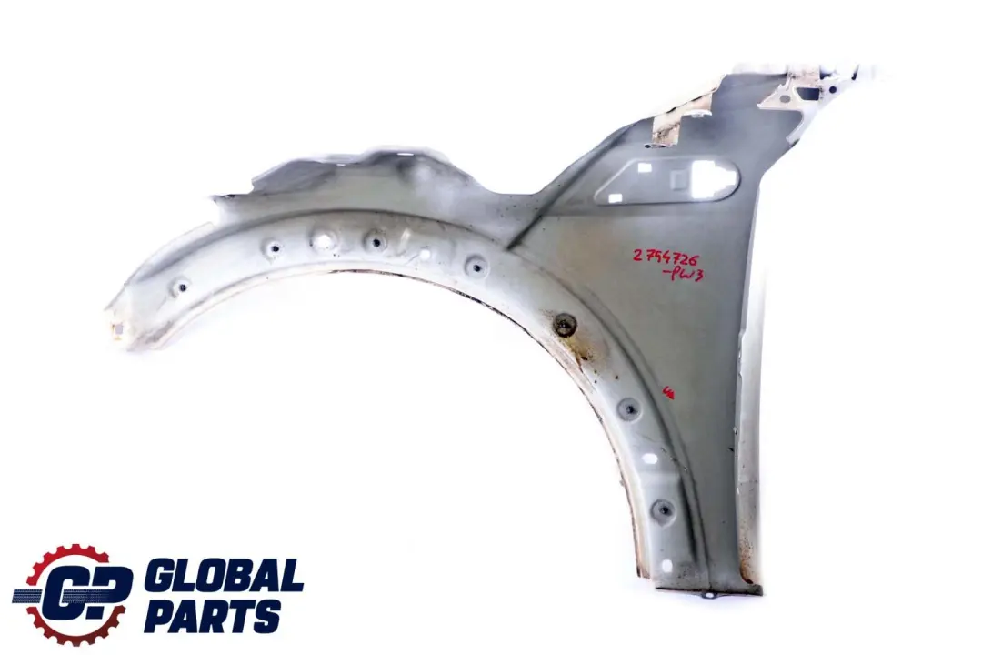 Side Panel Front Right Wing O/S Pepper White - 850 to BMW MINI 3 Cooper R55 R56 R57 with Part number 2754726 BMW MINI 3 Cooper R55 R56 R57 Side Panel Front Right Wing O/S Pepper White - 850 - SKU 2754726-PW3 - Part number 2754726