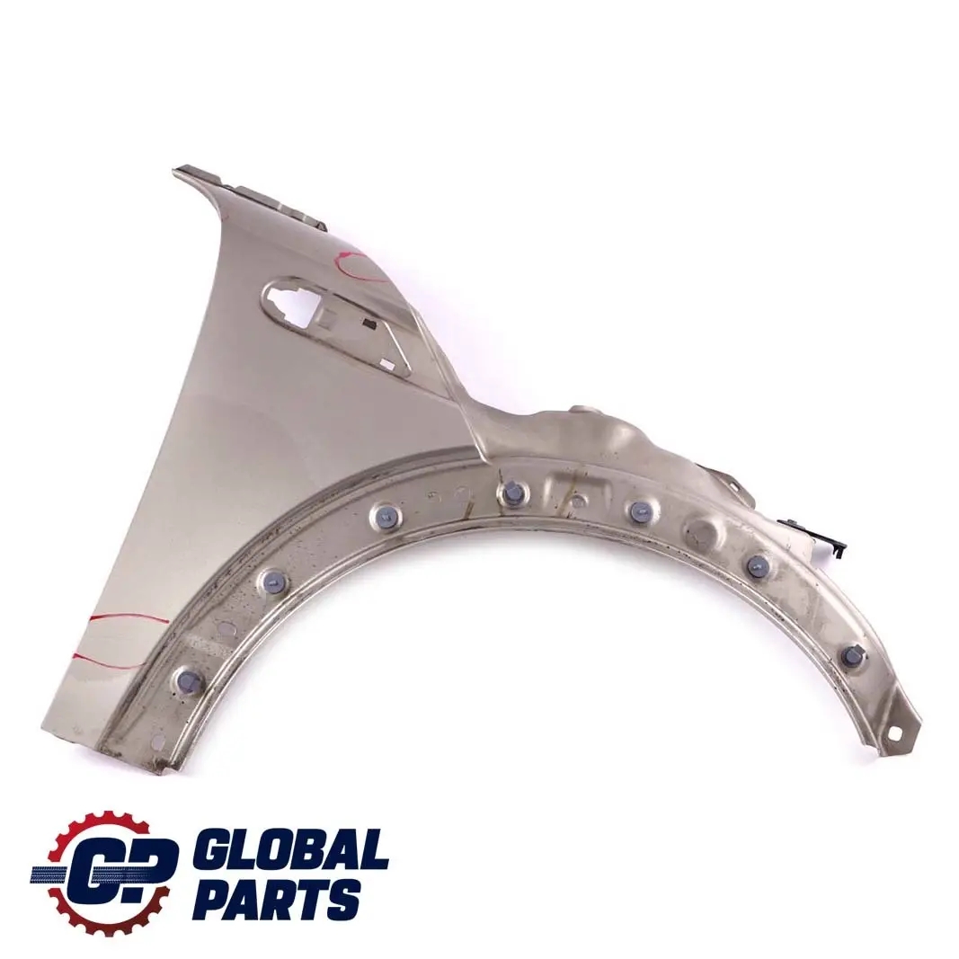 Side Panel Front Right Wing O/S Sparkling Silver to BMW Mini Cooper R55 R56 R57 with Part number 2754726 BMW Mini Cooper R55 R56 R57 Side Panel Front Right Wing O/S Sparkling Silver - SKU 2754726-SS1 - Part number 2754726