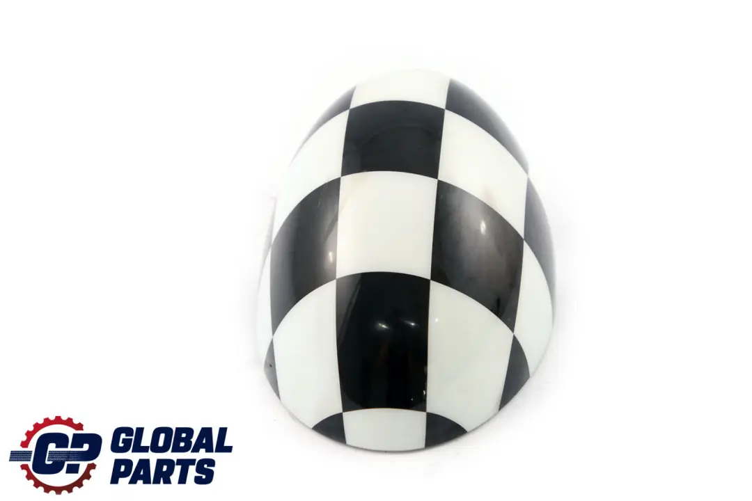 BMW Mini R55 R56 R60 Cover Cap Left Wing Mirror N/S Checkered Black White - SKU 2754913-CHK - Part number 2754913