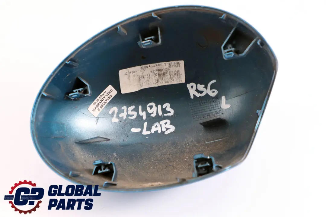 BMW Mini Cooper R55 R56 R60 Cover Cap Casing Left Wing Mirror N/S Laser Blue A59 - SKU 2754913-LAB - Part number 2754913