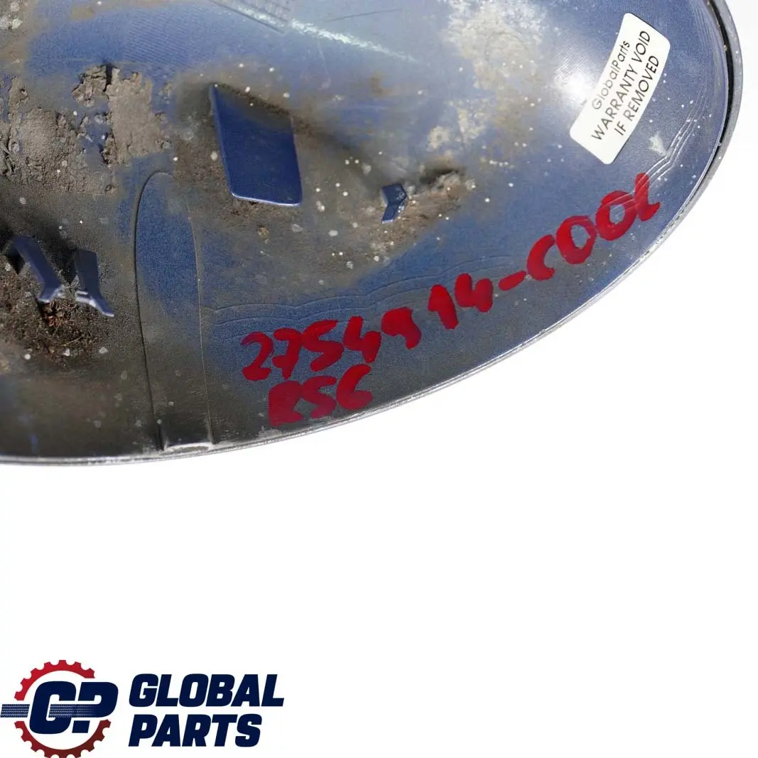 Copertura Specchio Destra Cool Blu Metallizzato A27 Blu per Mini Cooper R55 R56 R60 con numero di parte 2754914 Mini Cooper R55 R56 R60 Copertura Specchio Destra Cool Blu Metallizzato A27 Blu - SKU 2754914-COOL - Numero di parte 2754914