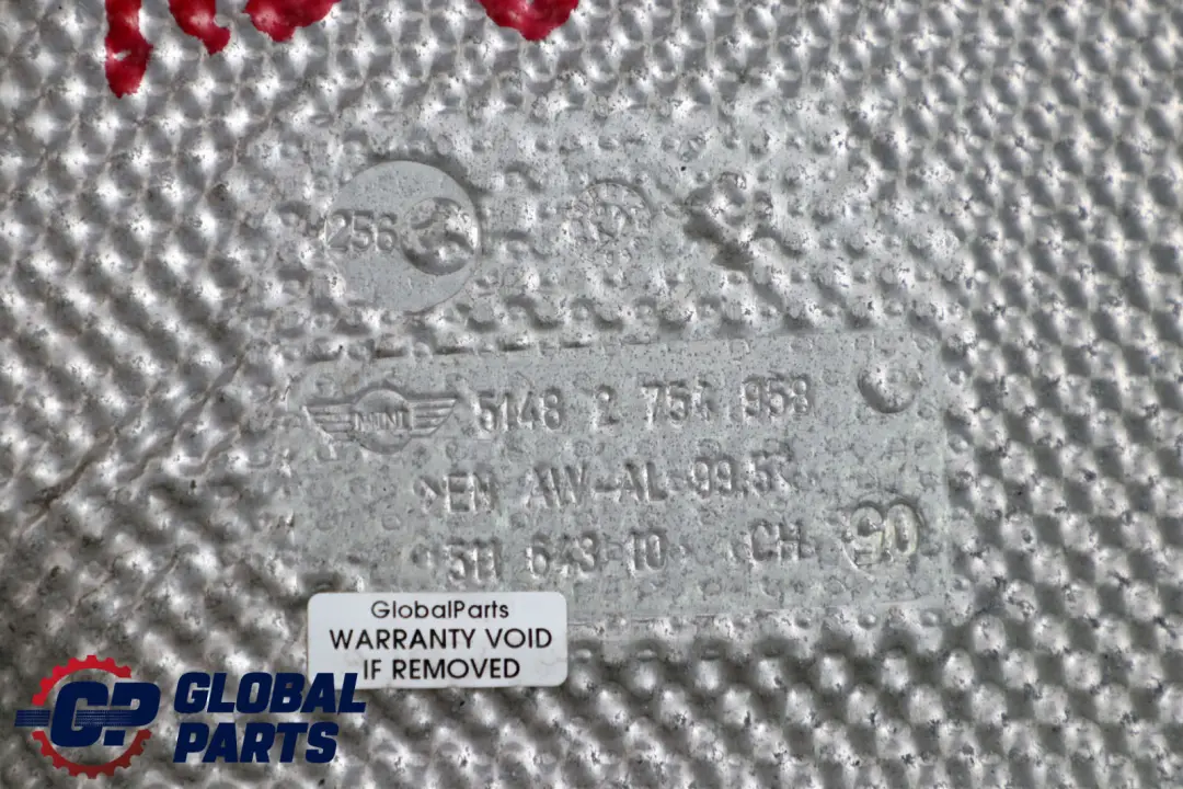 Izolacja Osłona Termiczna do MINI Cooper S R56 R57 o numerze 2754958 MINI Cooper S R56 R57 Izolacja Osłona Termiczna - SKU 2754958 - Numer Części 2754958