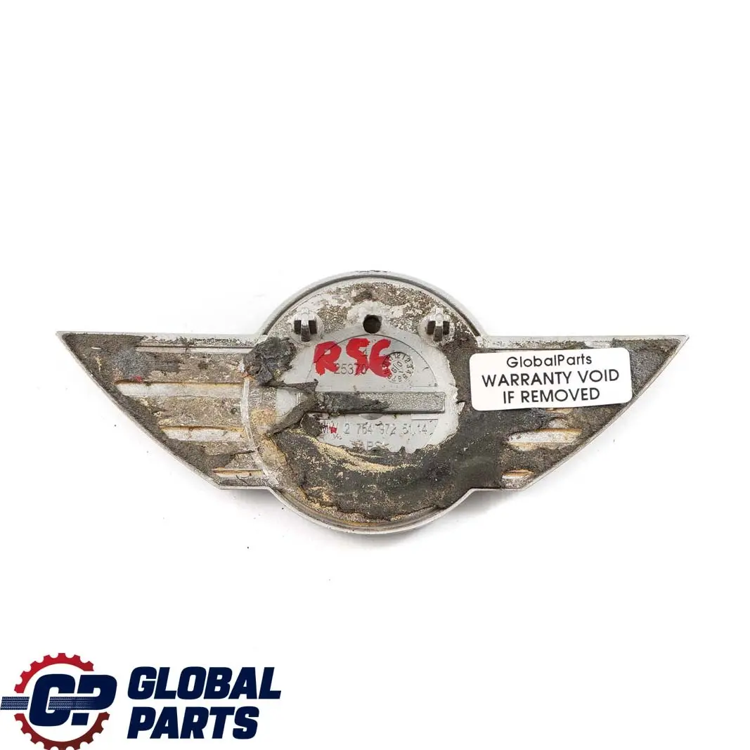 Front Badge Bonnet Hood Emblem Logo Chrome to BMW Mini Cooper One R55 R56 R57 with Part number 2754972 BMW Mini Cooper One R55 R56 R57 Front Badge Bonnet Hood Emblem Logo Chrome - SKU 2754972 - Part number 2754972