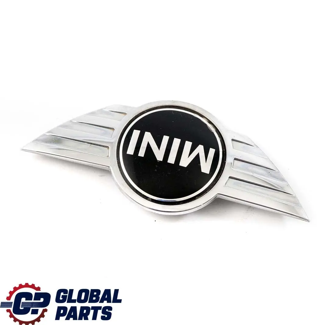 Frente Insignia Capo Emblema Logo Cromo para Mini Cooper One R55 R56 R57 con número de pieza 2754972 Mini Cooper One R55 R56 R57 Frente Insignia Capo Emblema Logo Cromo - SKU 2754972 - Número de pieza 2754972