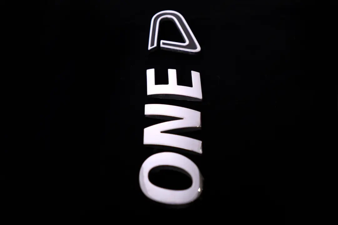 BMW Mini One R50 R55 R56 R60 D Lettering Emblem Logo Rear Boot Trunk Lid - SKU 2755616 - Part number 2755616