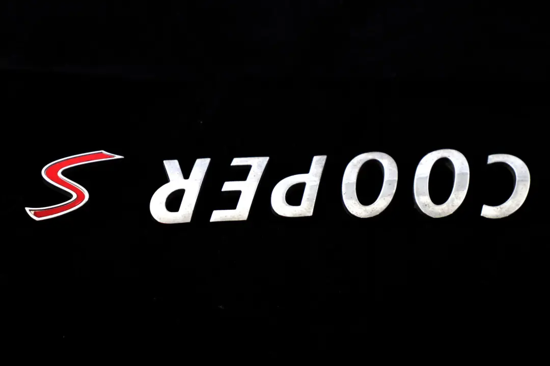 Mini R53 R55 R56 R57 Boot Trunk Lid Cooper S Lettering Emblem Logo - SKU 2755618 - Part number 2755618