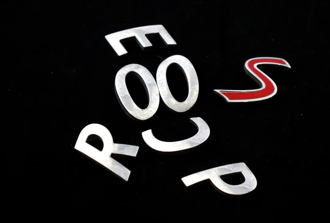 Mini Cooper R53 R55 R56 R57 Boot Trunk Lid Cooper S Lettering Emblem Logo - SKU 2755618 - Part number 2755618