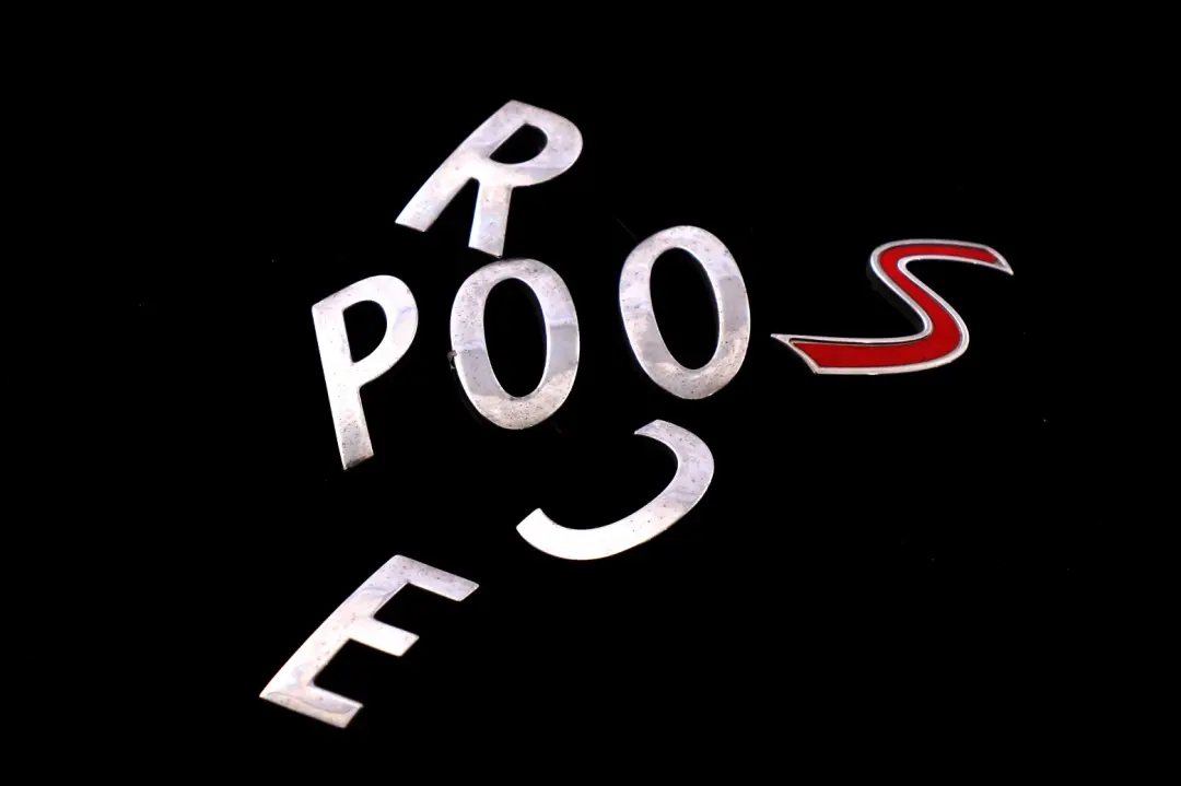 Mini R53 R55 R56 R57 Boot Trunk Lid Cooper S Lettering Emblem Logo - SKU 2755618 - Part number 2755618