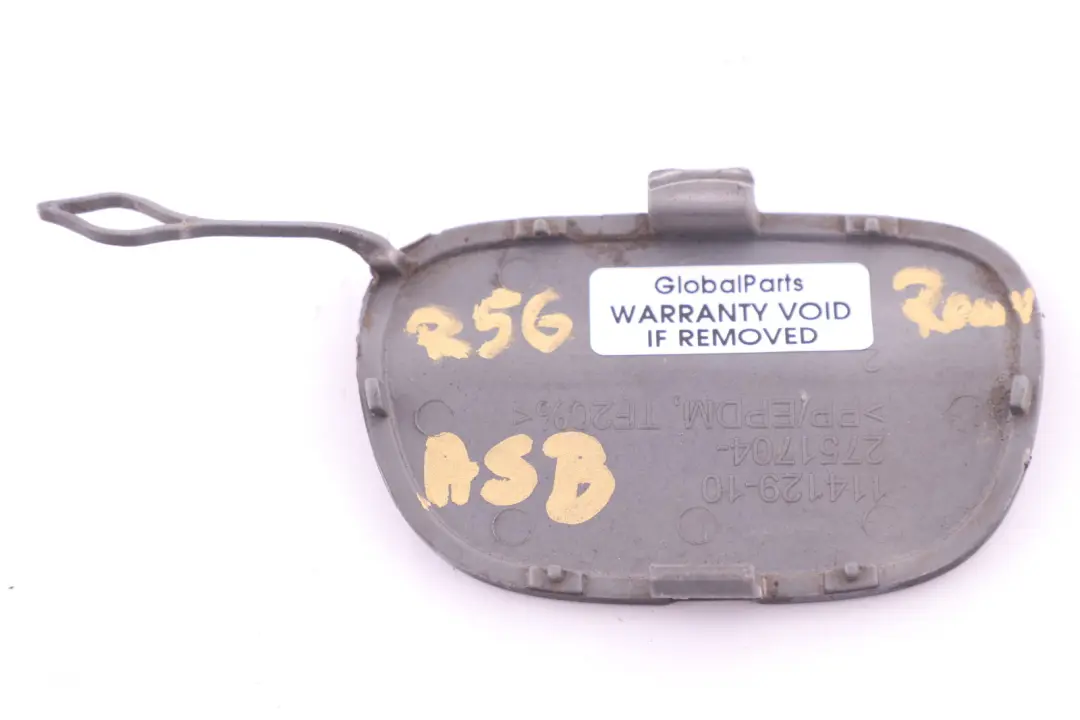 Zaślepka haka zderzaka tył 2751704 do MINI R56 o numerze 2755693 MINI R56 Zaślepka haka zderzaka tył 2751704 - SKU 2755693-ASB - Numer Części 2755693