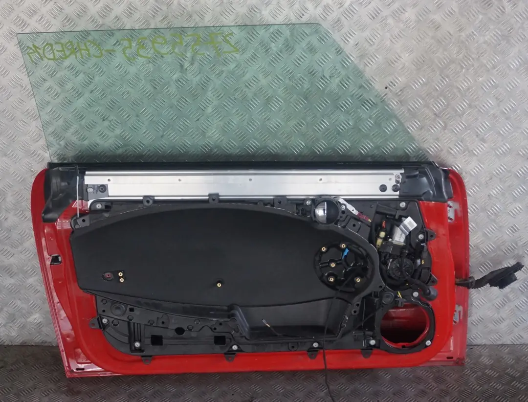 Door Front Left N/S Chili Red - 851 to BMW Mini Cooper 14 R55 R56 R57 R58 R59 with Part number 2755935 BMW Mini Cooper 14 R55 R56 R57 R58 R59 Door Front Left N/S Chili Red - 851 - SKU 2755935-CHRED14 - Part number 2755935