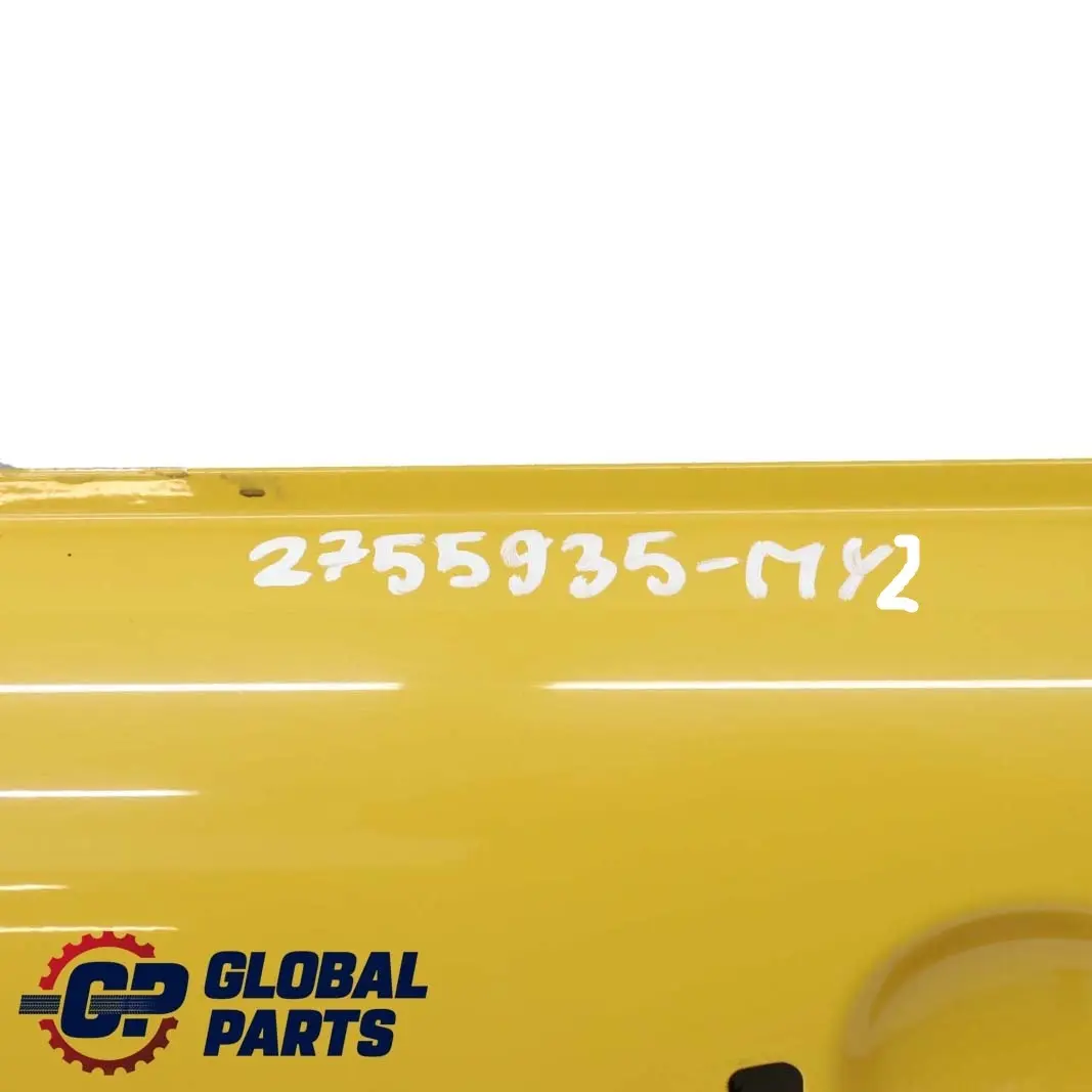 Door Front Left N/S Mellow Yellow - A58 to BMW Mini Cooper R55 R56 R57 R58 R59 with Part number 2755935 BMW Mini Cooper R55 R56 R57 R58 R59 Door Front Left N/S Mellow Yellow - A58 - SKU 2755935-MY2 - Part number 2755935