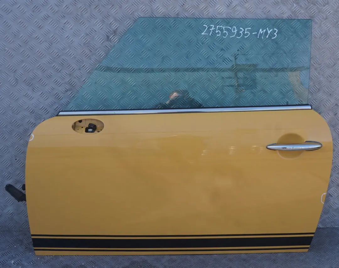 Fahrerseite Tür vorne links Mellow Yellow - A58 für Mini Cooper R55 R56 R57 R58 mit Teilenummer 2755935 Mini Cooper R55 R56 R57 R58 Fahrerseite Tür vorne links Mellow Yellow - A58 - SKU 2755935-MY3 - Teilenummer 2755935
