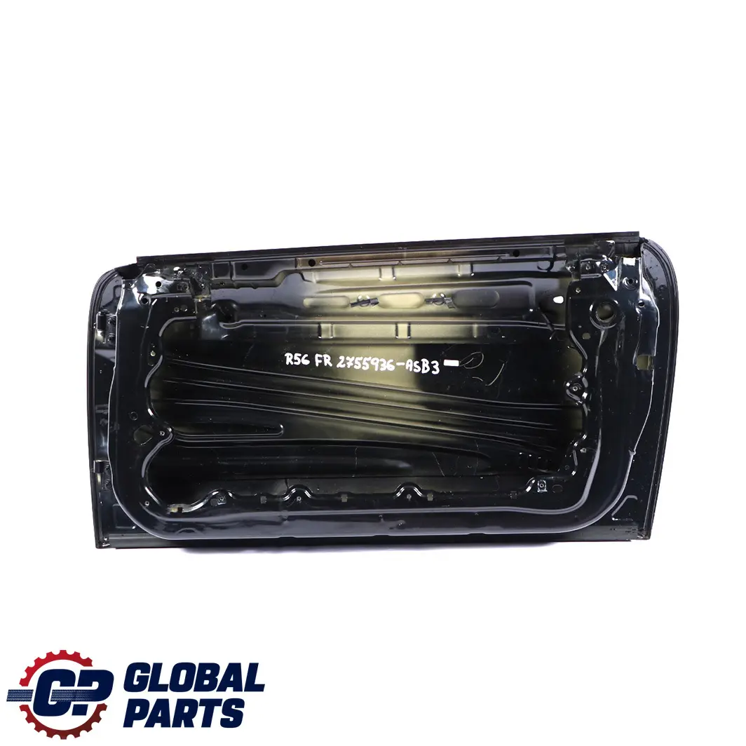 Door Front Right O/S Astro Black Metallic - A25 to Mini Cooper 3 R55 R56 R57 R58 with Part number 2755936 Mini Cooper 3 R55 R56 R57 R58 Door Front Right O/S Astro Black Metallic - A25 - SKU 2755936-ASB3 - Part number 2755936