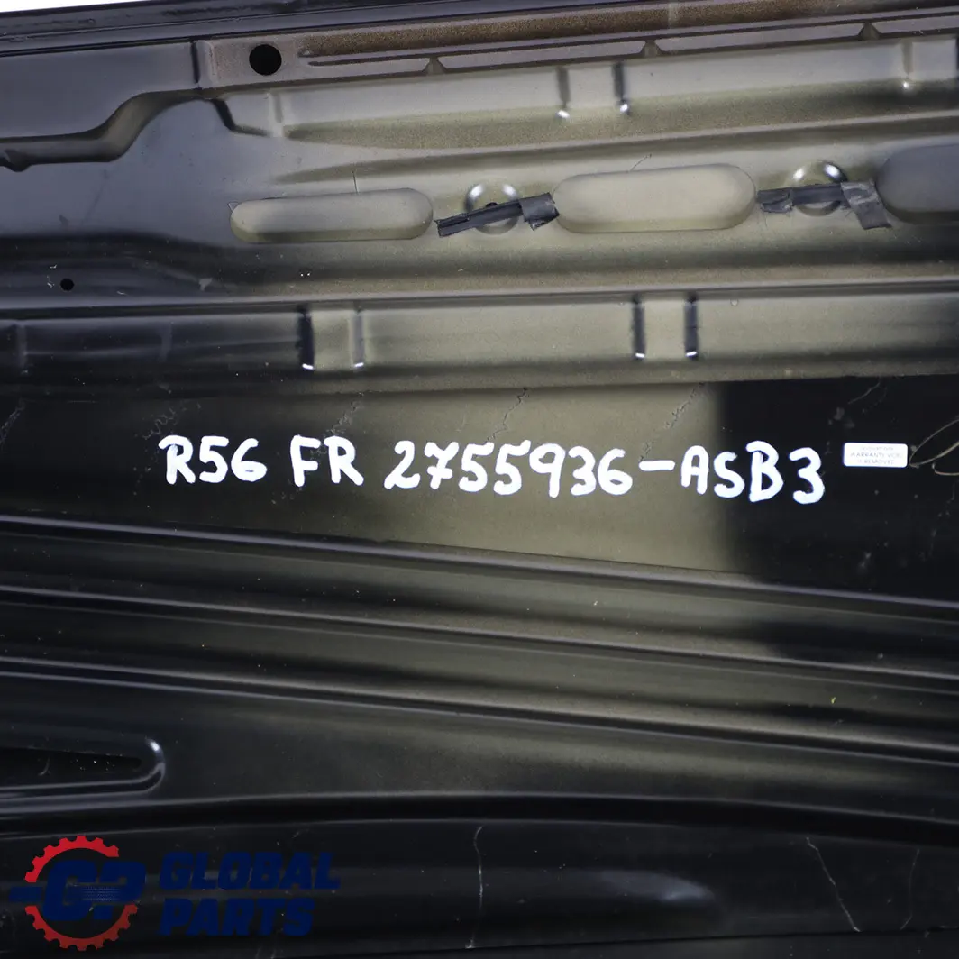Door Front Right O/S Astro Black Metallic - A25 to Mini Cooper 3 R55 R56 R57 R58 with Part number 2755936 Mini Cooper 3 R55 R56 R57 R58 Door Front Right O/S Astro Black Metallic - A25 - SKU 2755936-ASB3 - Part number 2755936