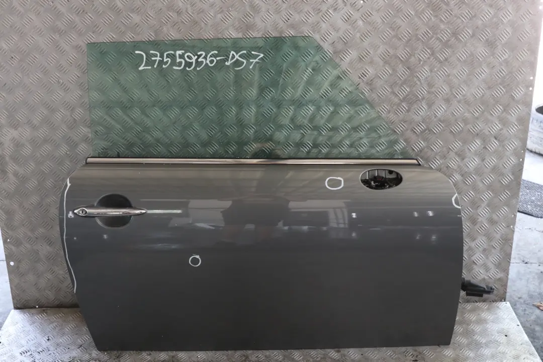 Beifahrer Tür vorne rechts Dark Silber für BMW MINI Cooper R55 R56 R57 R58 R59 7 mit Teilenummer 2755936 BMW MINI Cooper R55 R56 R57 R58 R59 7 Beifahrer Tür vorne rechts Dark Silber - SKU 2755936-DS7 - Teilenummer 2755936