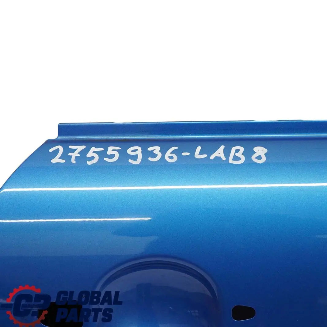 Door Front Right O/S Laser Blue Metallic A59 to BMW Mini Cooper 8 R55 R56 R57 R58 with Part number 2755936 BMW Mini Cooper 8 R55 R56 R57 R58 Door Front Right O/S Laser Blue Metallic A59 - SKU 2755936-LAB8 - Part number 2755936
