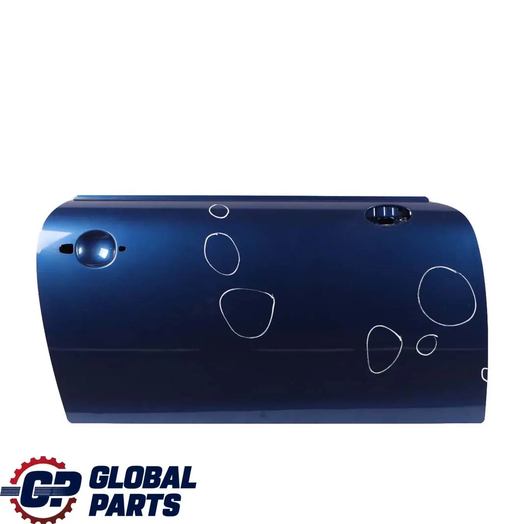 Door Front Right O/S Lightning Blue Metallic A63 to Mini Cooper 4 R55 R56 R57 R58 with Part number 2755936 Mini Cooper 4 R55 R56 R57 R58 Door Front Right O/S Lightning Blue Metallic A63 - SKU 2755936-LB4 - Part number 2755936