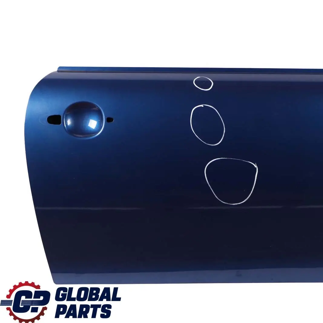 Door Front Right O/S Lightning Blue Metallic A63 to Mini Cooper 4 R55 R56 R57 R58 with Part number 2755936 Mini Cooper 4 R55 R56 R57 R58 Door Front Right O/S Lightning Blue Metallic A63 - SKU 2755936-LB4 - Part number 2755936