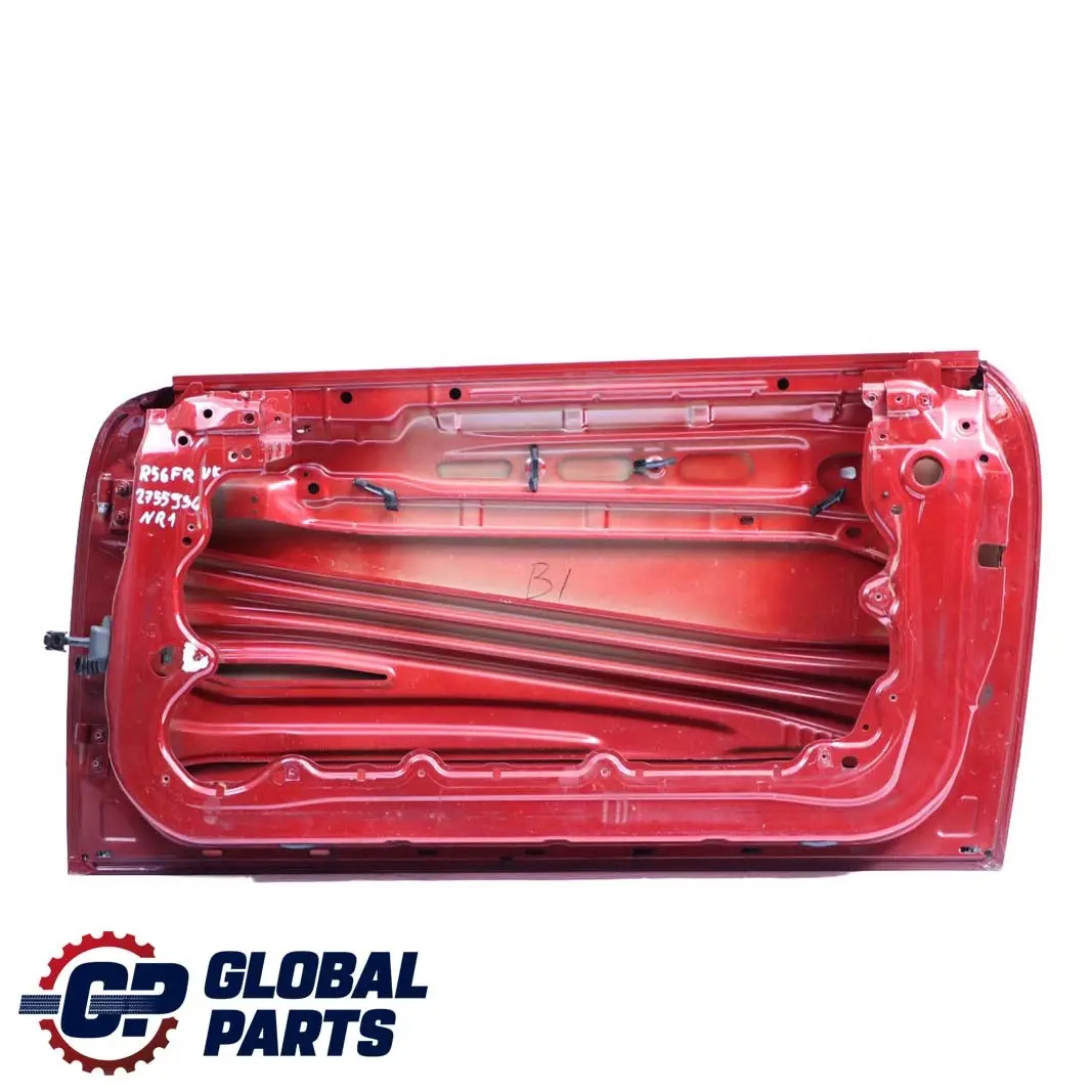 Door Front Right O/S Nightfire Red - 857 to Mini Cooper One R55 R56 R57 R58 R59 with Part number 2755936 Mini Cooper One R55 R56 R57 R58 R59 Door Front Right O/S Nightfire Red - 857 - SKU 2755936-NR1 - Part number 2755936