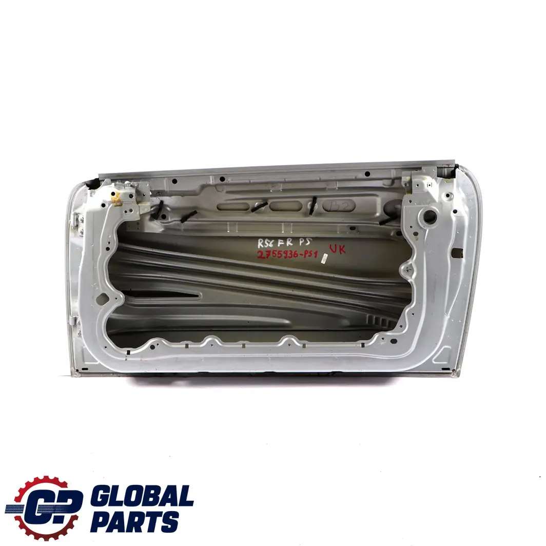 Door Front Right O/S Pure Silver Metallic - 900 to Mini Cooper R55 R56 R57 R58 with Part number 2755936 Mini Cooper R55 R56 R57 R58 Door Front Right O/S Pure Silver Metallic - 900 - SKU 2755936-PS1 - Part number 2755936