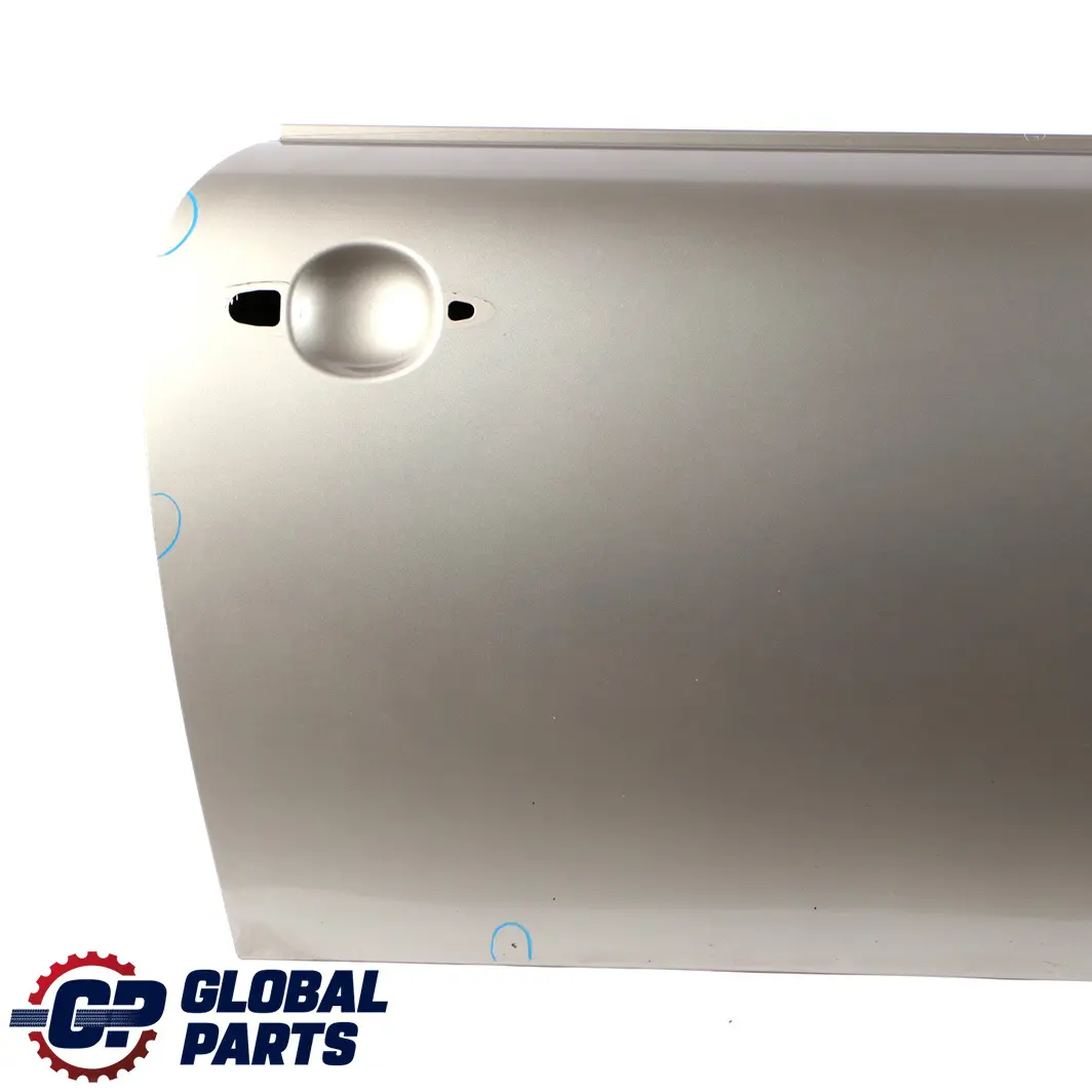 Door Front Right O/S Sparkling Silver - A60 to Mini Cooper 9 R55 R56 R57 R58 with Part number 2755936 Mini Cooper 9 R55 R56 R57 R58 Door Front Right O/S Sparkling Silver - A60 - SKU 2755936-SS9 - Part number 2755936