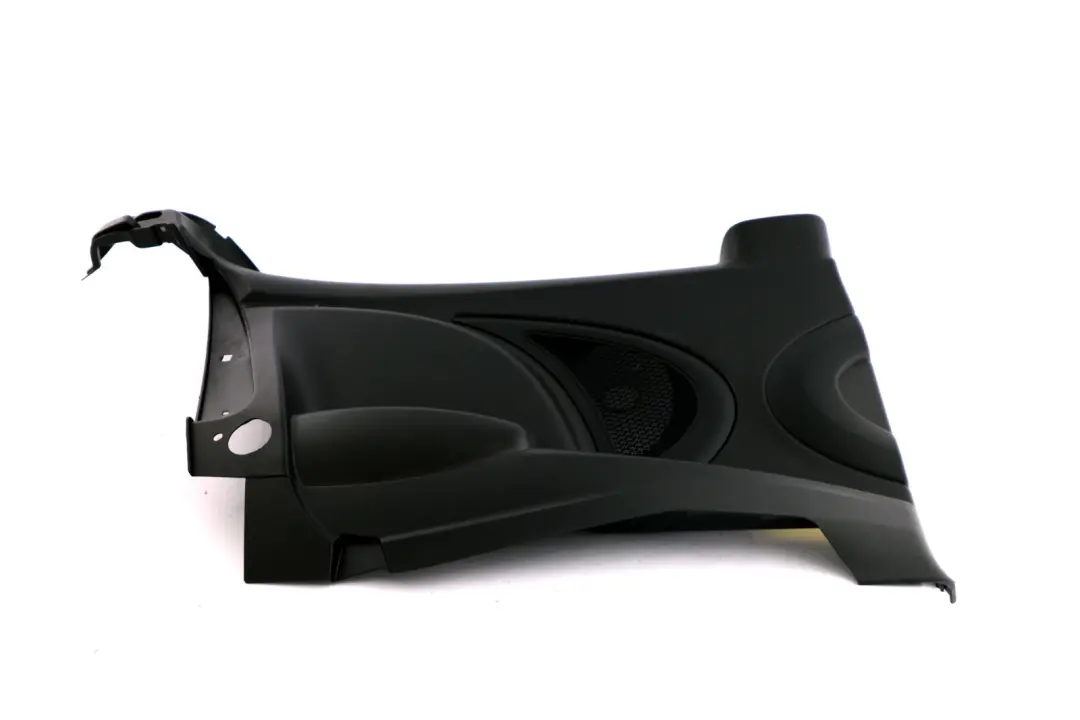 Interior lateral cuarto trasero izquierdo NEGRO para Mini Cooper One R56 con número de pieza 51432756047 Mini Cooper One R56 Interior lateral cuarto trasero izquierdo NEGRO - SKU 2756047-3 - Número de pieza 51432756047