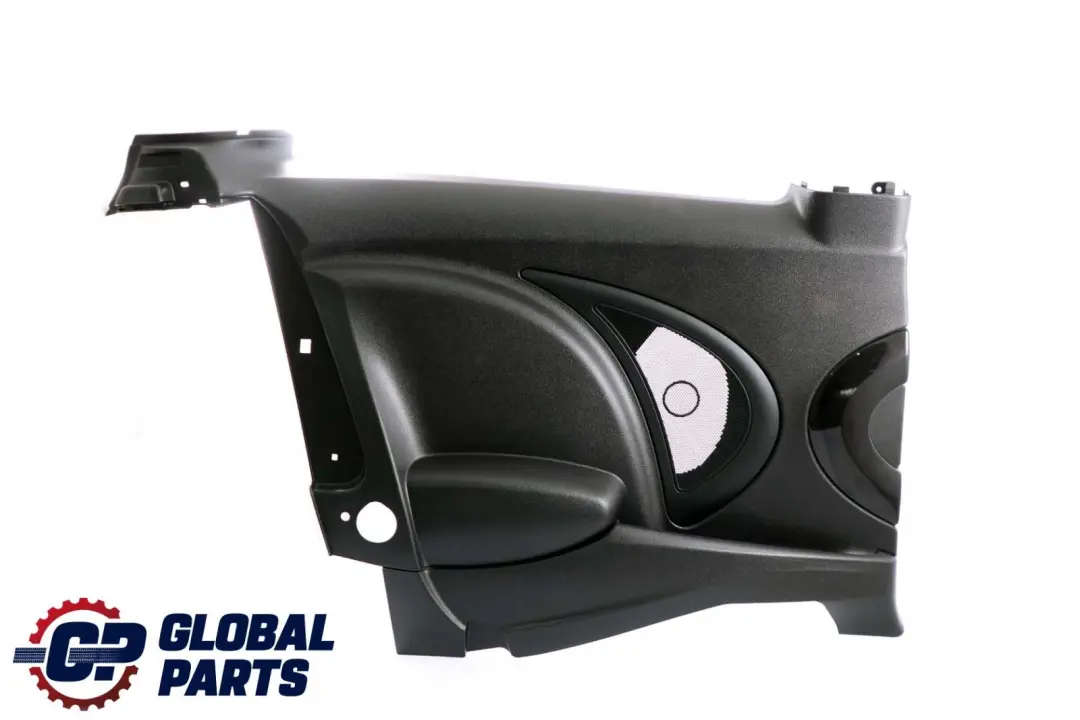 Lateral Interior Trim Panel Cuarto Trasero Izquierdo Negro para Mini Cooper One R56 con número de pieza 51432756047 Mini Cooper One R56 Lateral Interior Trim Panel Cuarto Trasero Izquierdo Negro - SKU 2756047-4 - Número de pieza 51432756047