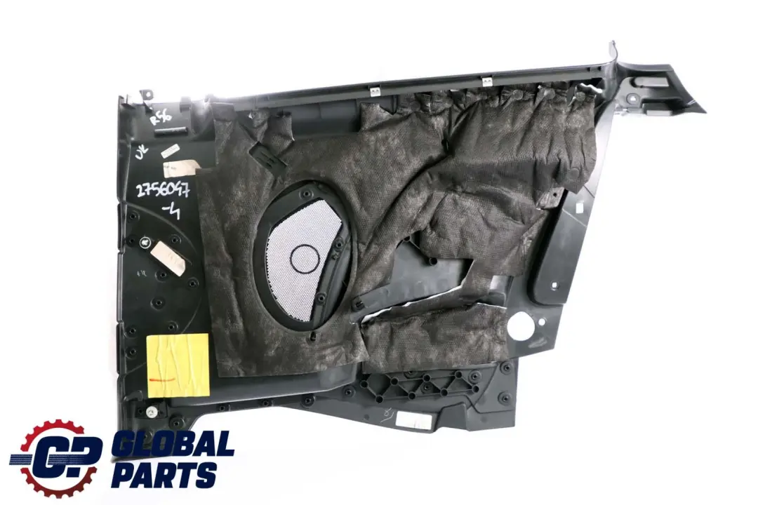 Mini Cooper One R56 Lateral Interior Trim Panel Cuarto Trasero Izquierdo Negro - SKU 2756047-4 - Número de pieza 51432756047