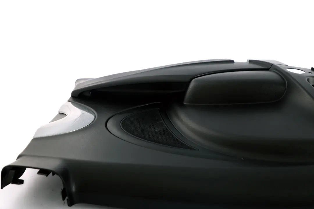 Lateral Interior Trim Panel Trasero Izquierdo Negro Plata para MINI Cooper R56 S con número de pieza 51432756047 MINI Cooper R56 S Lateral Interior Trim Panel Trasero Izquierdo Negro Plata - SKU 2756047 - Número de pieza 51432756047