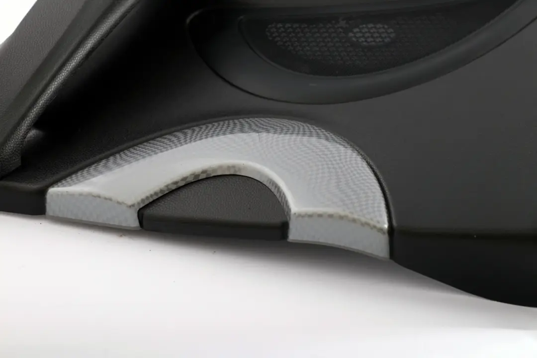 Seitenverkleidung hinten links Türverkleidung Schwarz Silber für MINI Cooper R56 mit Teilenummer 51432756047 MINI Cooper R56 Seitenverkleidung hinten links Türverkleidung Schwarz Silber - SKU 2756047 - Teilenummer 51432756047