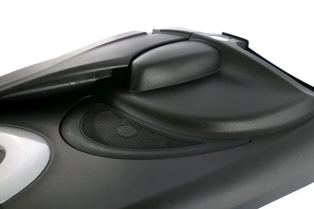 Seitenverkleidung hinten links Türverkleidung Schwarz Silber für MINI Cooper R56 mit Teilenummer 51432756047 MINI Cooper R56 Seitenverkleidung hinten links Türverkleidung Schwarz Silber - SKU 2756047 - Teilenummer 51432756047