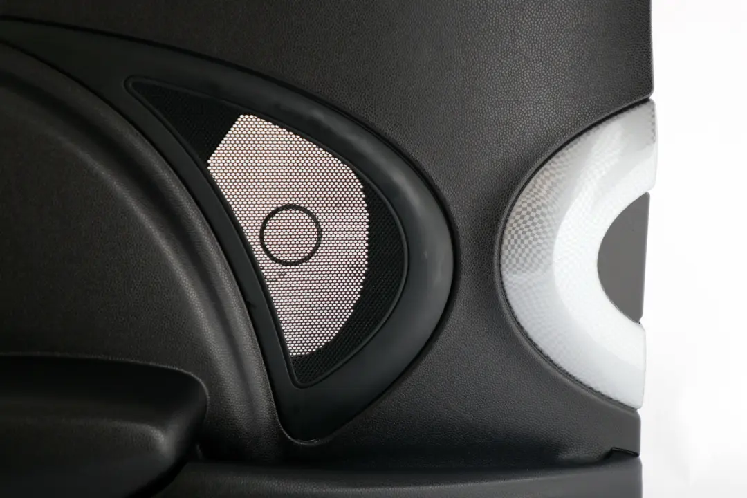 Seitenverkleidung hinten links Türverkleidung Schwarz Silber für MINI Cooper R56 mit Teilenummer 51432756047 MINI Cooper R56 Seitenverkleidung hinten links Türverkleidung Schwarz Silber - SKU 2756047 - Teilenummer 51432756047