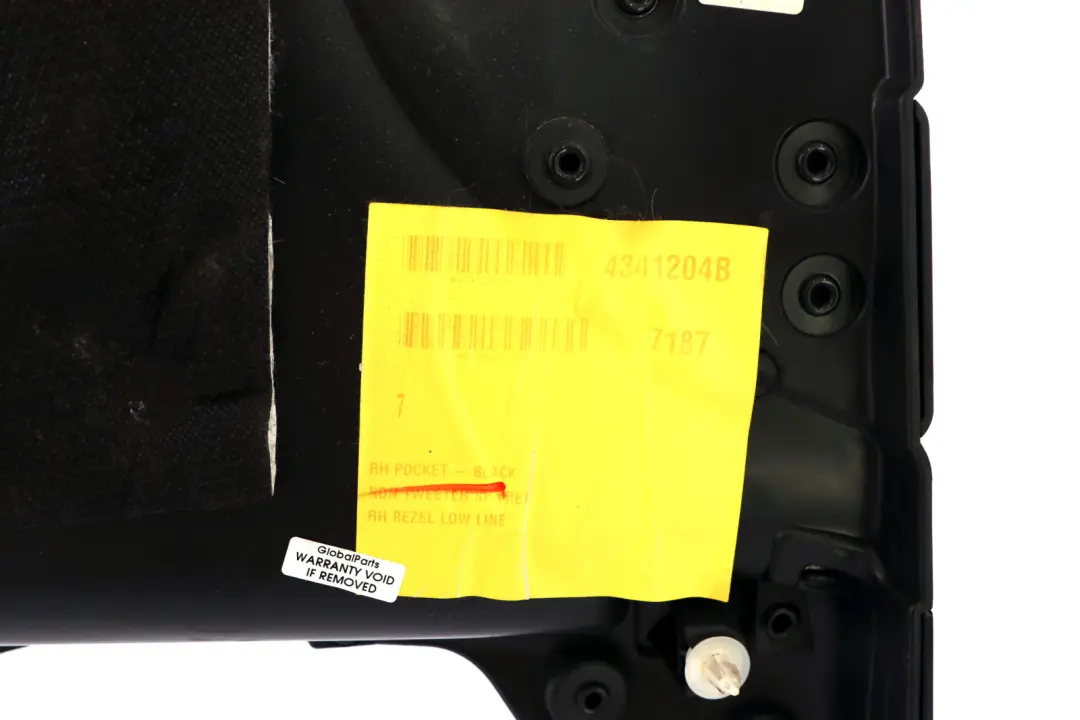 Lateral Interior Trim Panel Quarter Rear Right O/S Black to BMW MINI Cooper R56 5 with Part number 2756048 BMW MINI Cooper R56 5 Lateral Interior Trim Panel Quarter Rear Right O/S Black - SKU 2756048-5 - Part number 2756048