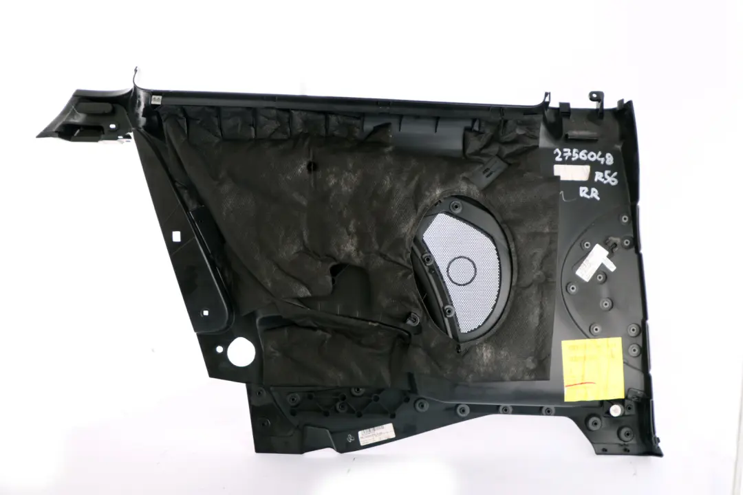 MINI Cooper R56 Seitenverkleidung hinten rechts Türverkleidung Schwarz Silber - SKU 2756048 - Teilenummer 51432756048