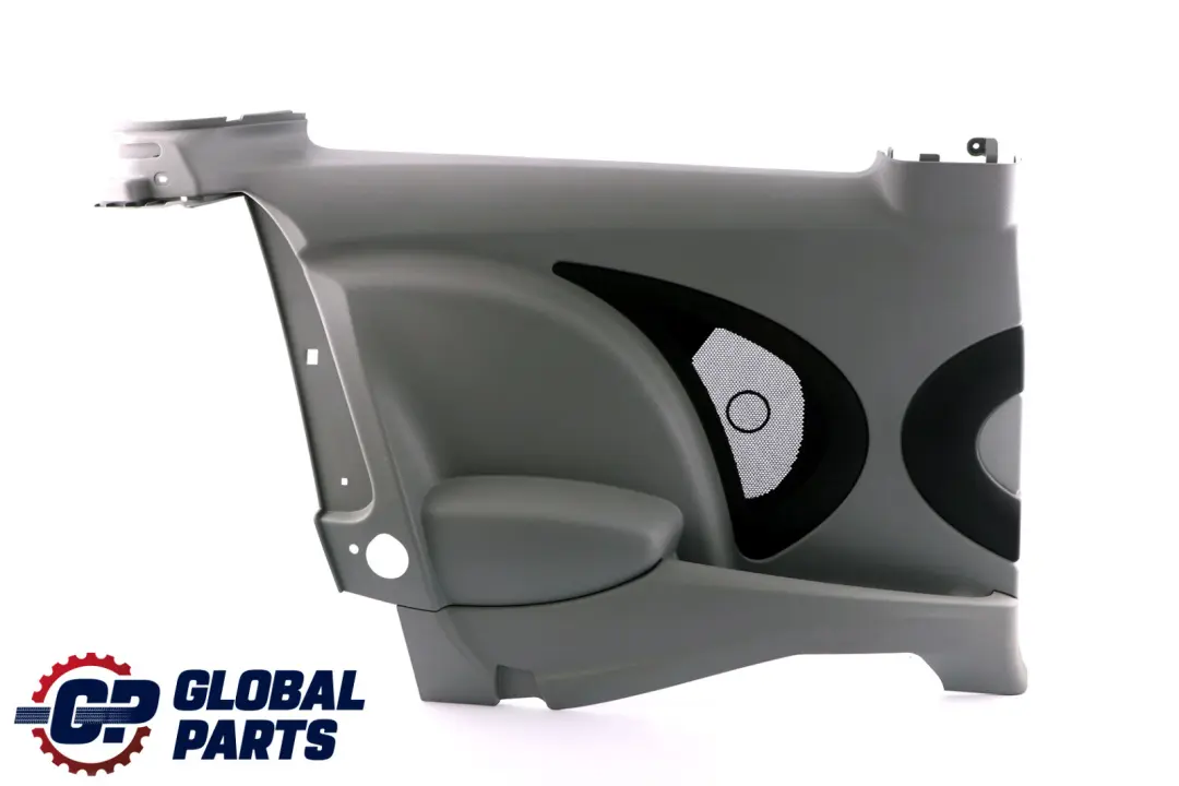 Left N/S Lateral Interior Trim Panel Quarter Gotham Grey to BMW Mini R56 Rear with Part number 2756049 BMW Mini R56 Rear Left N/S Lateral Interior Trim Panel Quarter Gotham Grey - SKU 2756049 - Part number 2756049