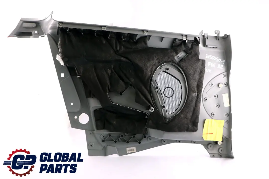 Right O/S Lateral Interior Trim Panel Quarter Gotham Grey to BMW Mini R56 1 Rear with Part number 2756050 BMW Mini R56 1 Rear Right O/S Lateral Interior Trim Panel Quarter Gotham Grey - SKU 2756050-1 - Part number 2756050