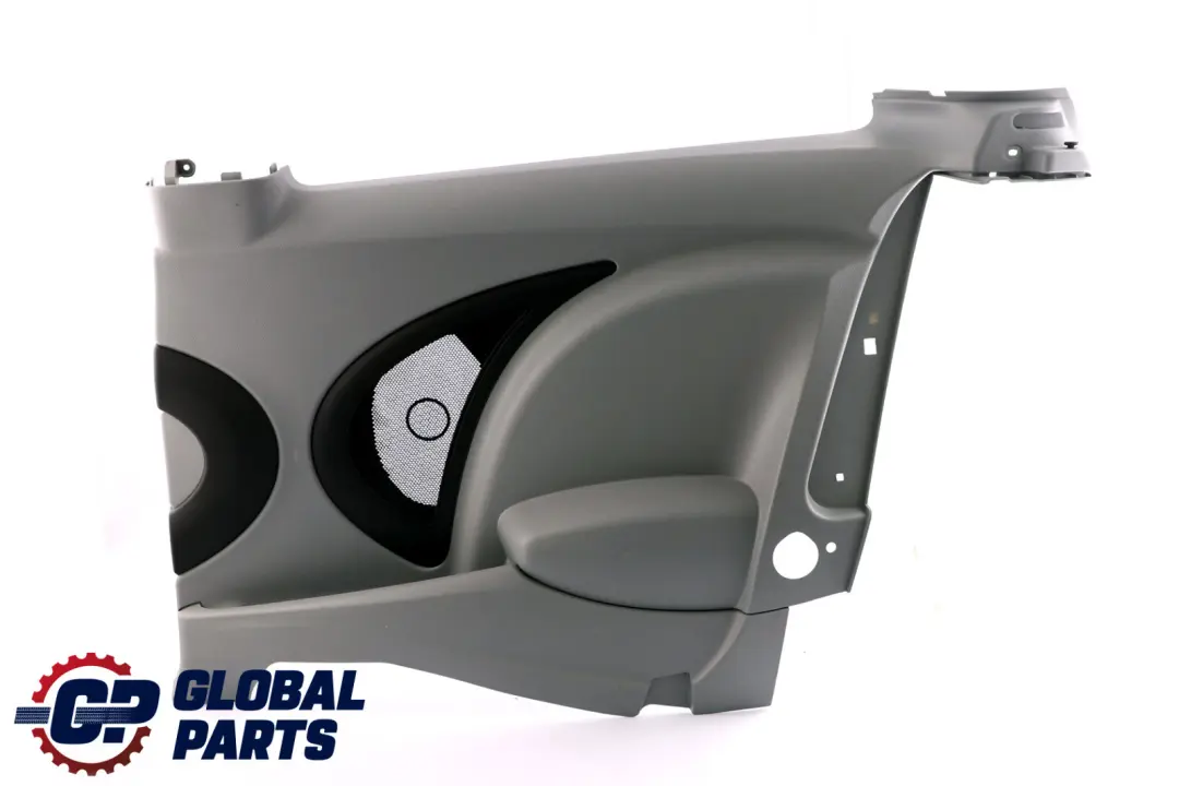 Right O/S Lateral Interior Trim Panel Quarter Gotham Grey to BMW Mini R56 Rear with Part number 2756050 BMW Mini R56 Rear Right O/S Lateral Interior Trim Panel Quarter Gotham Grey - SKU 2756050 - Part number 2756050