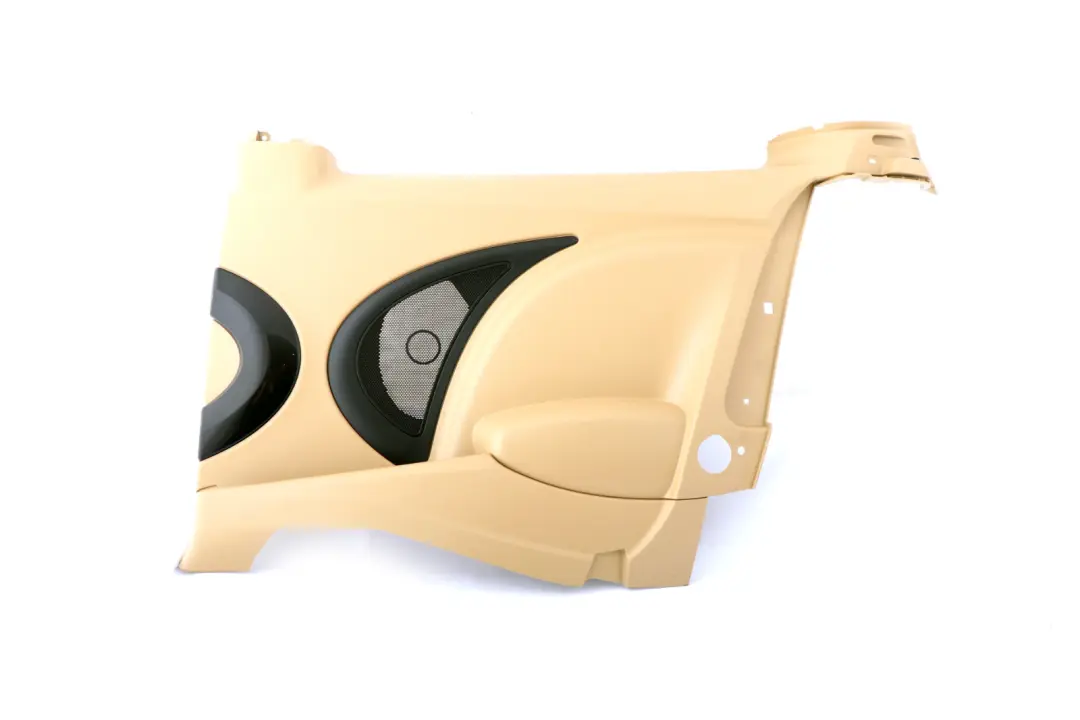 Panel Lateral Interior Trasero Derecho Beige para Mini Cooper One R56 con número de pieza 2756052 Mini Cooper One R56 Panel Lateral Interior Trasero Derecho Beige - SKU 2756052 - Número de pieza 2756052