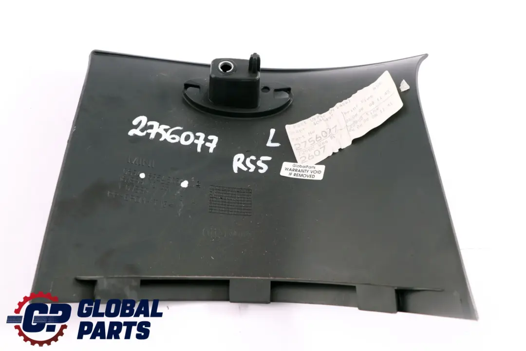 Pokrywa słupka lewa czarna do Mini Clubman R55 o numerze 2756077 Mini Clubman R55 Pokrywa słupka lewa czarna - SKU 2756077 - Numer Części 2756077