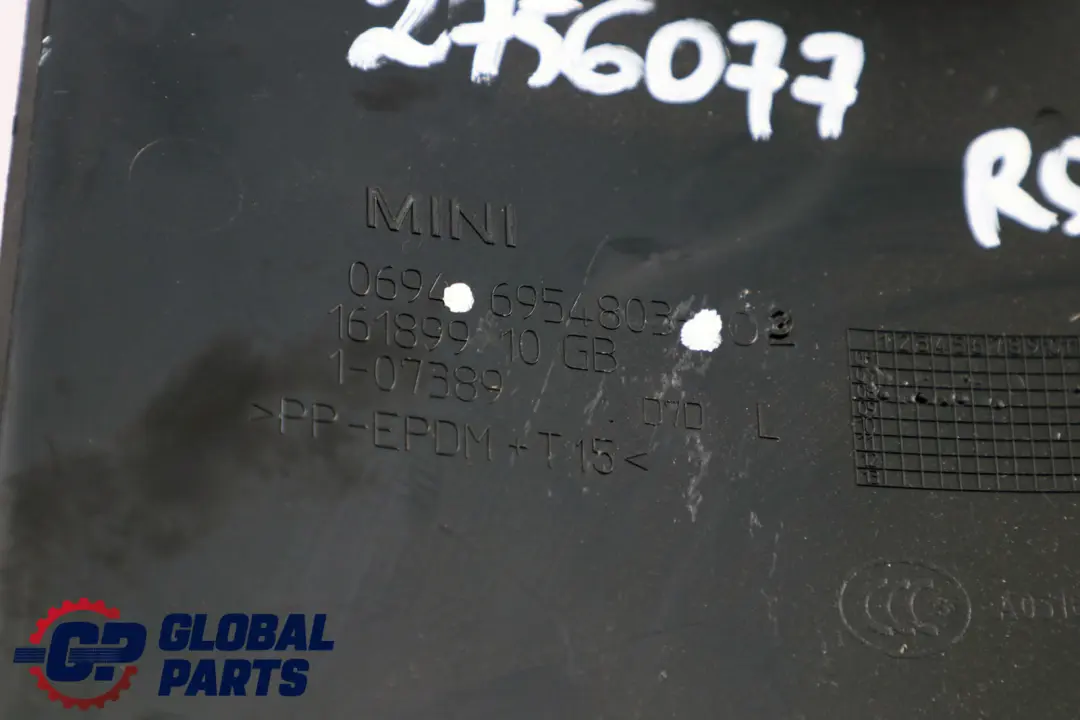 Mini Clubman R55 Couverture Visiere Borne-C Arriere Gauche Charbon Noir 6954803 - SKU 2756077 - Numéro de pièce 2756077