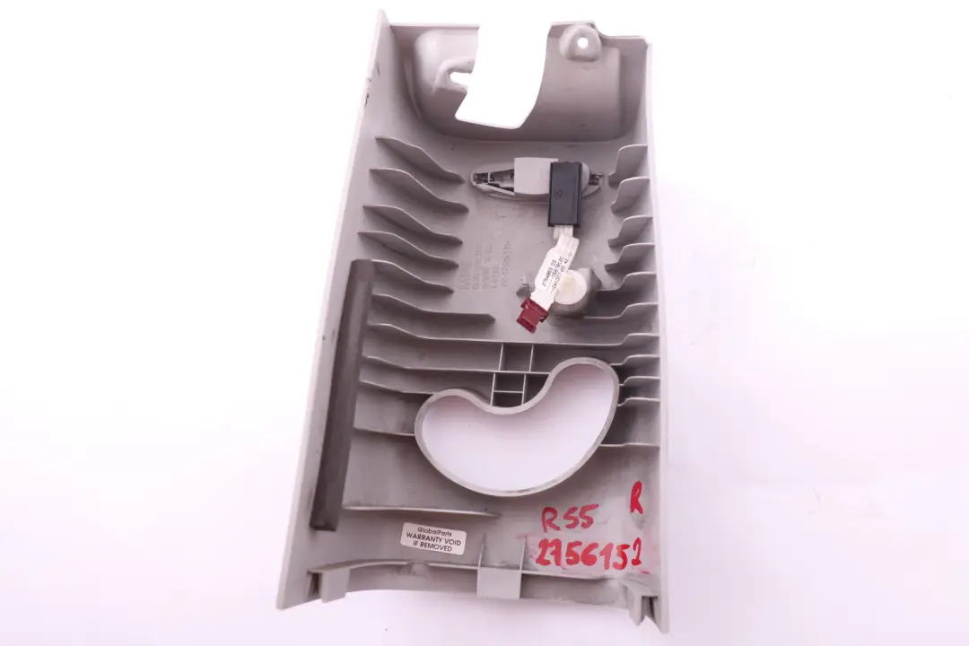 R55N LCI Tapa columna B superior izquierda HELLGRAU para MINI Clubman R55 con número de pieza 2756152 MINI Clubman R55 R55N LCI Tapa columna B superior izquierda HELLGRAU - SKU 2756152 - Número de pieza 2756152