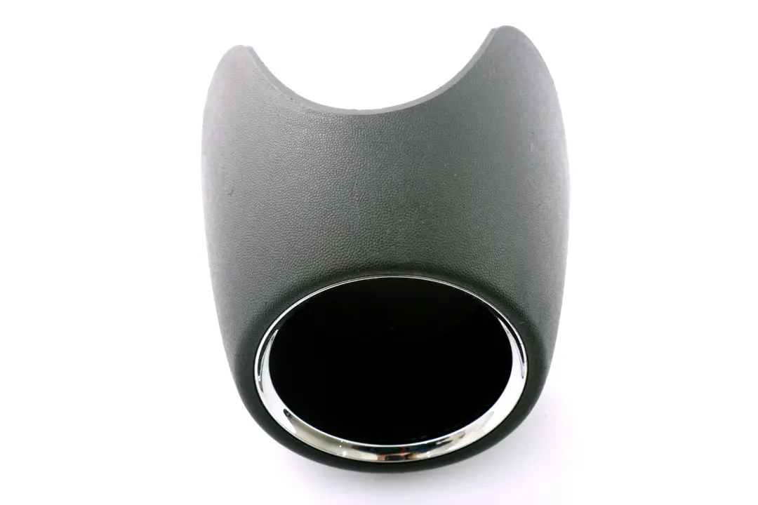 Anillo cromado portavasos trasero para Mini Cooper R56 R57 R58 con número de pieza 7127462 Mini Cooper R56 R57 R58 Anillo cromado portavasos trasero - SKU 2756172 - Número de pieza 7127462