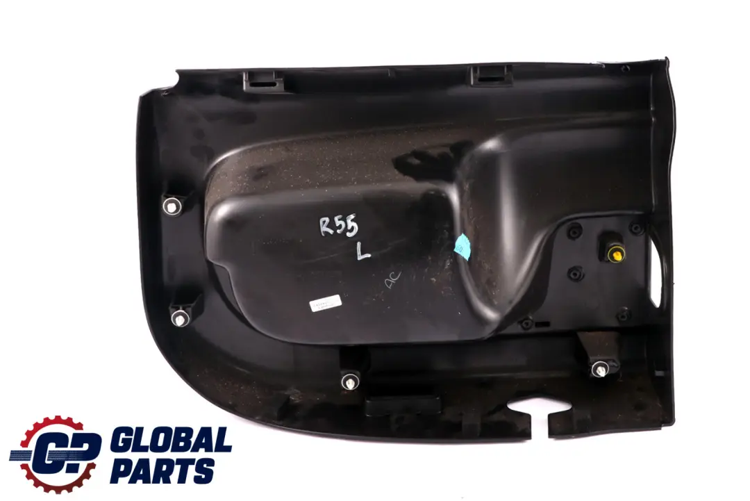 Left N/S Rear Split Door Trim Panel Cover to Mini Cooper Clubman R55 with Part number 2756199 Mini Cooper Clubman R55 Left N/S Rear Split Door Trim Panel Cover - SKU 2756199 - Part number 2756199