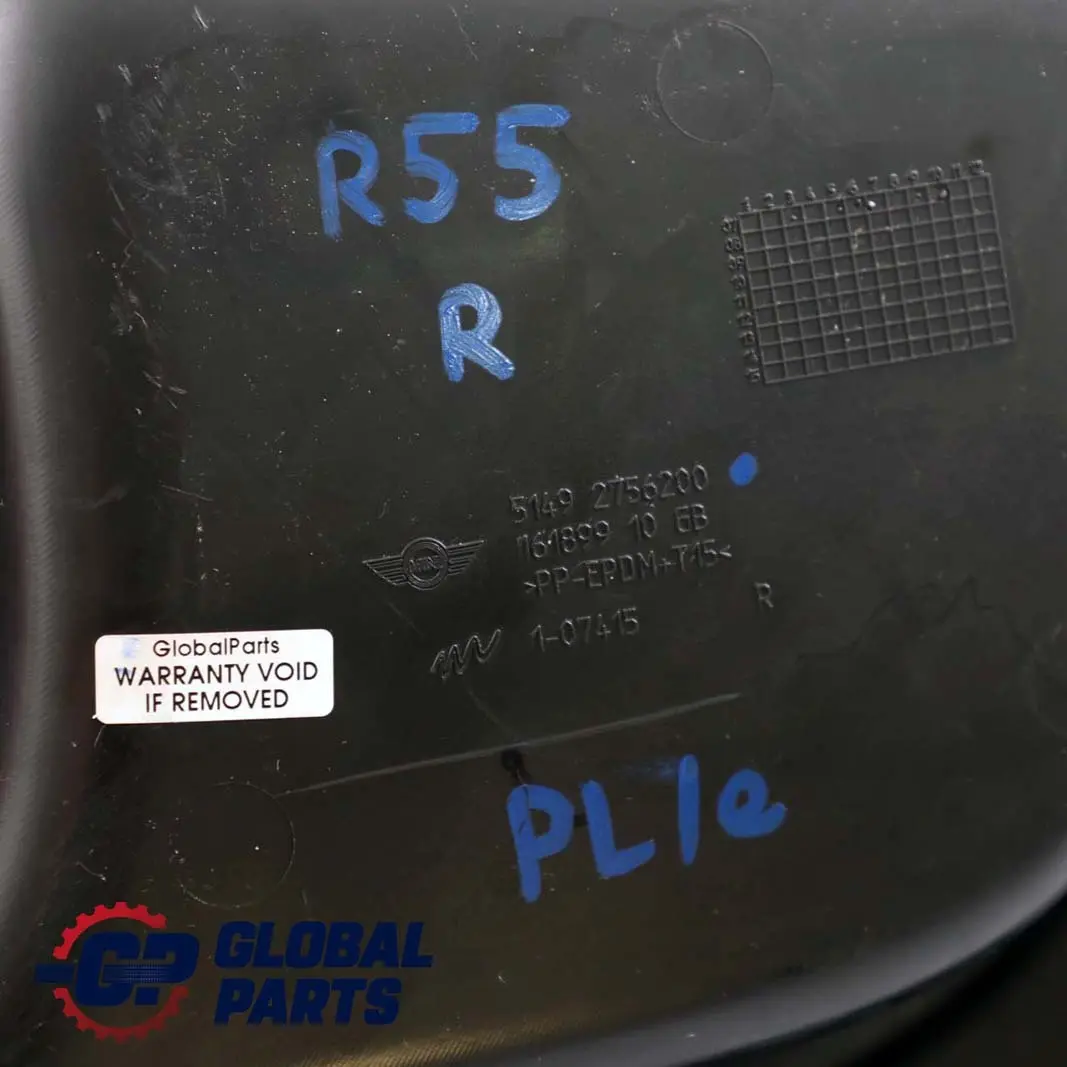 Garniture Splitdoor, Coffre Arriere Droite pour Mini Cooper Clubman R55 à propos du numéro de pièce 2756200 Mini Cooper Clubman R55 Garniture Splitdoor, Coffre Arriere Droite - SKU 2756200 - Numéro de pièce 2756200