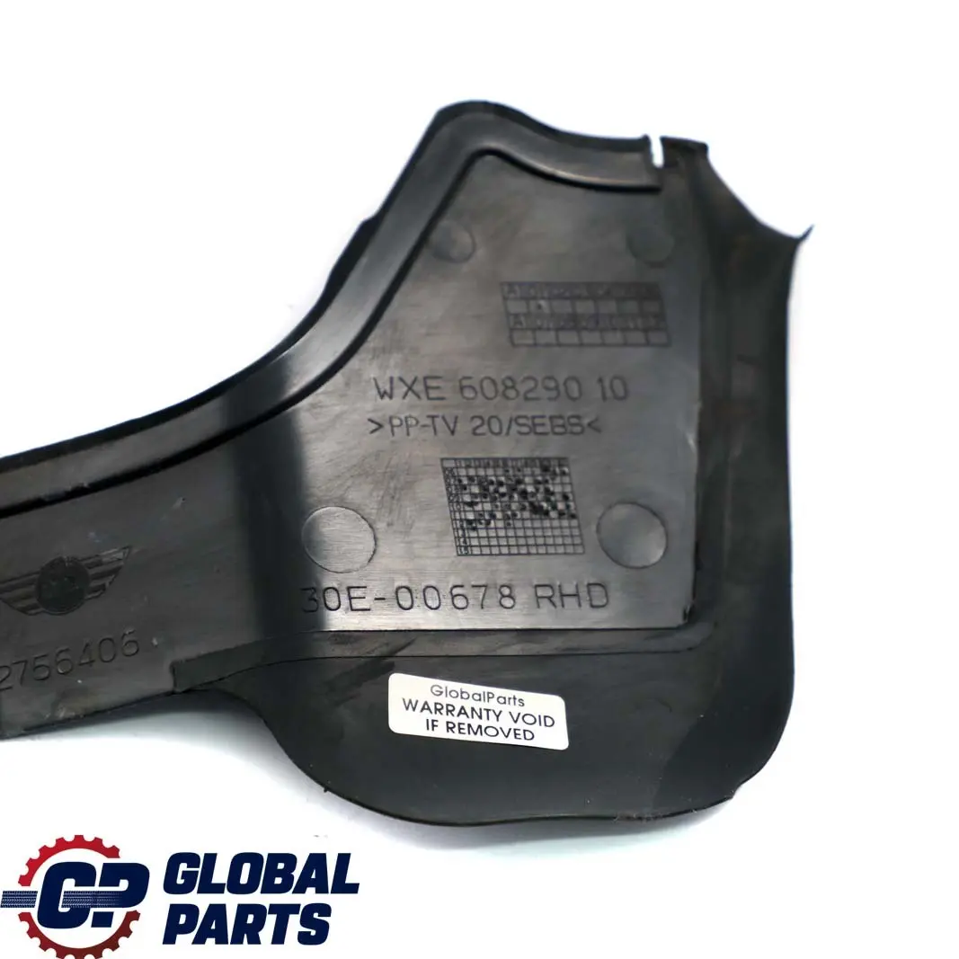 Rail Left Trim Panel Exterior to Mini R55 R56 R57 Cover with Part number 2756406 Mini R55 R56 R57 Cover Rail Left Trim Panel Exterior - SKU 2756406 - Part number 2756406